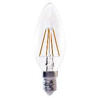 Emos LED žárovka filament candle 4W E14 teplá bílá