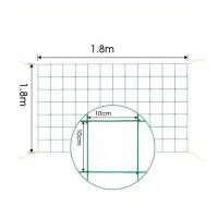 Garden King Síť opěrná pro popínavé rostliny 1,8 x 1,8 m