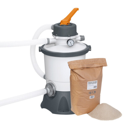 Písková filtrace STANDARD PLUS s filtračním pískem 25 kg